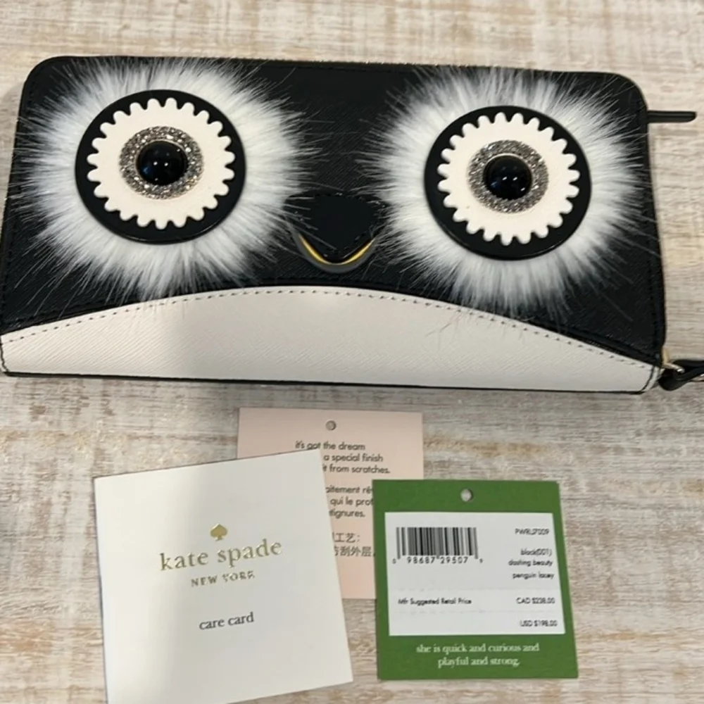 Gorgeous Kate Spade Penguin🐧 Zip Around Wallet